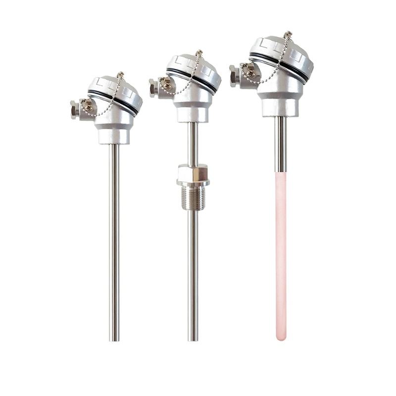 0,2–0,4 mm tel çapı S/B/R Tipi platin-rodyum termokupl fırını, erimiş metaller için yüksek sıcaklık sensörü probu